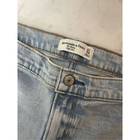 Abercrombie & Fitch The Skinny High Rise Jean 37/24 - Picture 6 of 6
